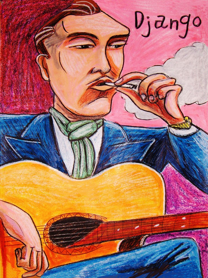 django reinhardt poster in Art from Dealers & Resellers