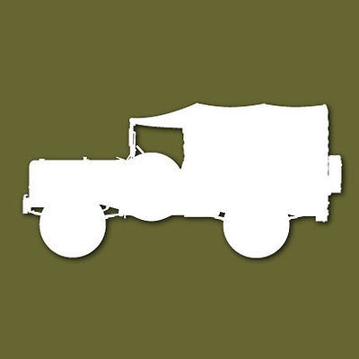 WC 51 Weapons Carrier Dodge WWII Vinyl Sticker VSWC51S