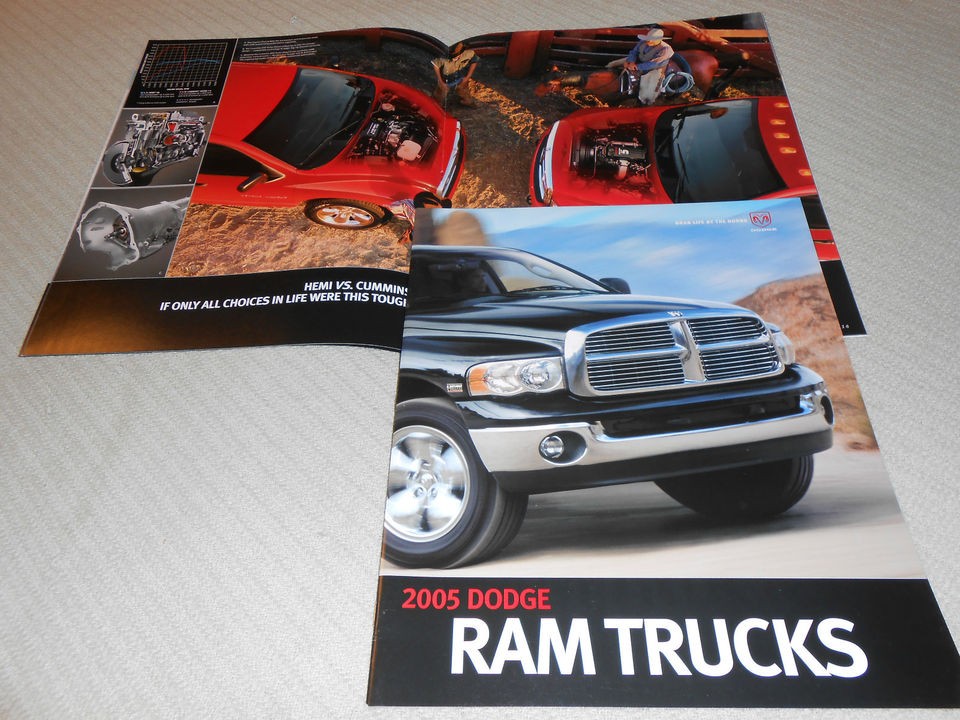 2005 DODGE RAM PICKUP TRUCK HUGE PRESTIGE BROCHURE, SALES CATALOG