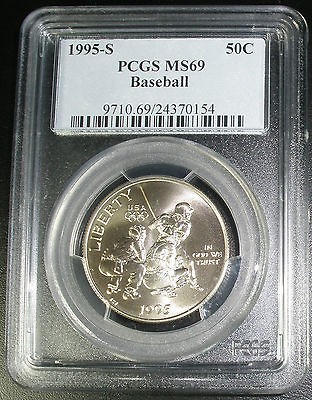   Mint PCGS MS69 Baseball Uncirculated Half Dollar XXVI Olympiad