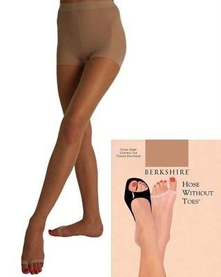 Berkshire Womens Ultra Sheer Control Top Toeless Pantyhose 5115