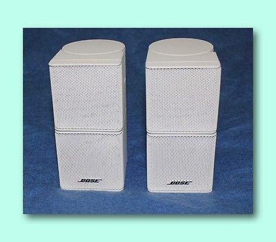   20/25/30/38/48​/V35 JEWEL DOUBLE CUBE SPEAKERS White​ One Pair