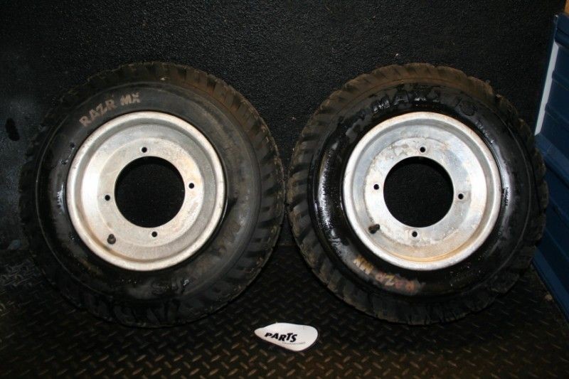 Polaris Outlaw 450 MXR Front wheels rims tires