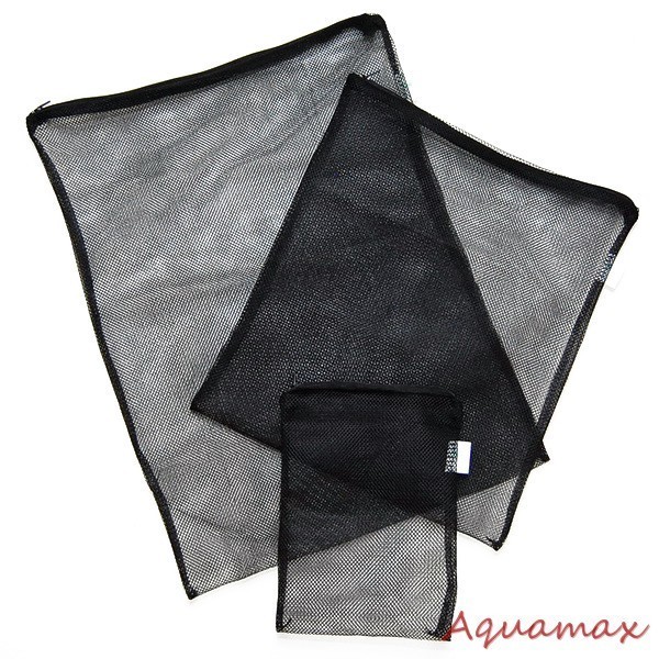 New Aquarium Fish Pond Mesh Filter Media Bags w/ zipper 8x5.5 12x10.25 