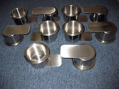   steel casino poker table Slide under Drink Cup Holder cups S10