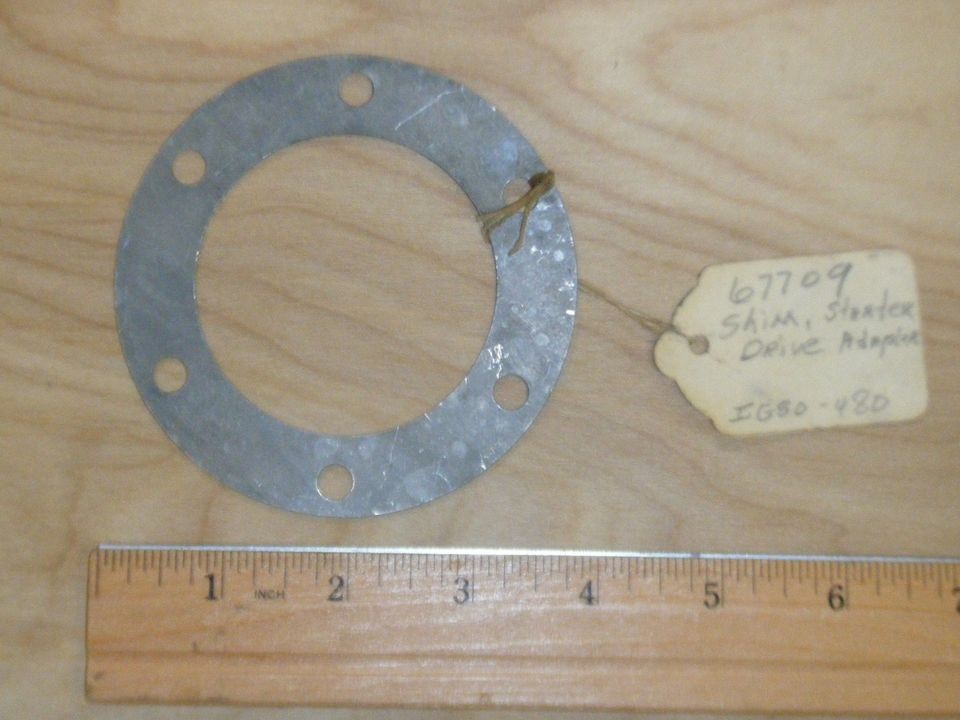 Lycoming IGSO 480 Starter Drive Adapter Shim, PN 67709