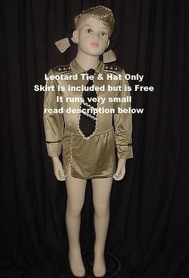 MILITAIRE AMERICA Bugle Boy LEOTARD Dance Costume CS