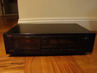 DENON STEREO CASSETTE DECK TAPE PLAYER RECORDER DRM 500