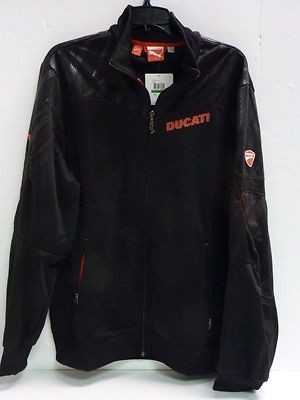 New Official Puma Sport Lifestyle Ducati Track Jacket Black Size XL 