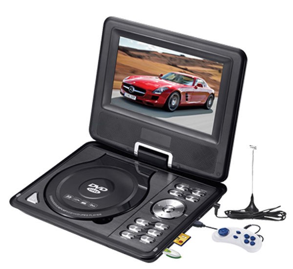 Portable DVD Player Game VCD USB AVI SD USD Swivel&Flip  JEPG 