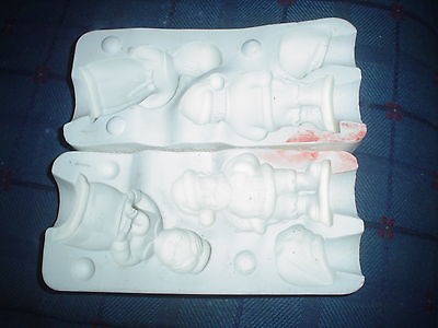 Duncan Ceramic Mold Mr and Mrs. Santa   SM No. 994   1962