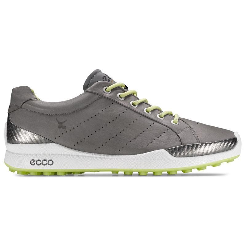 Ecco Mens Biom Hybrid Golf Shoes 131504 57870 Grey/Lime Yak Leather 10 