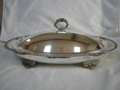   19 English Silver Mfg.Corp.electric covered server buffet food warmer