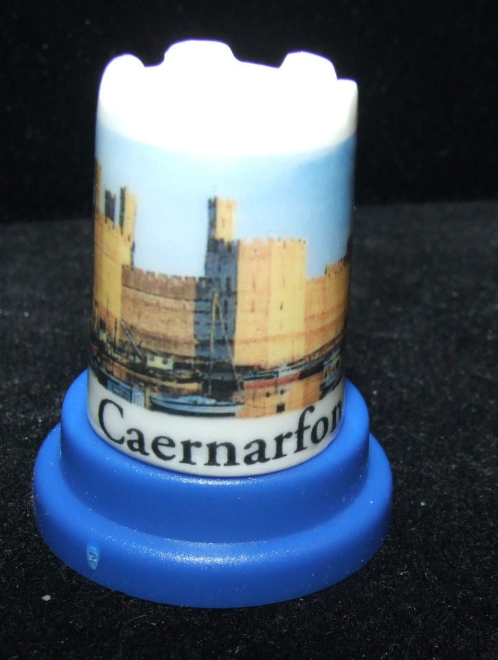 ROYAL UNUSUAL NEW THIMBLE CAERNARFON CASTLE* + DOME