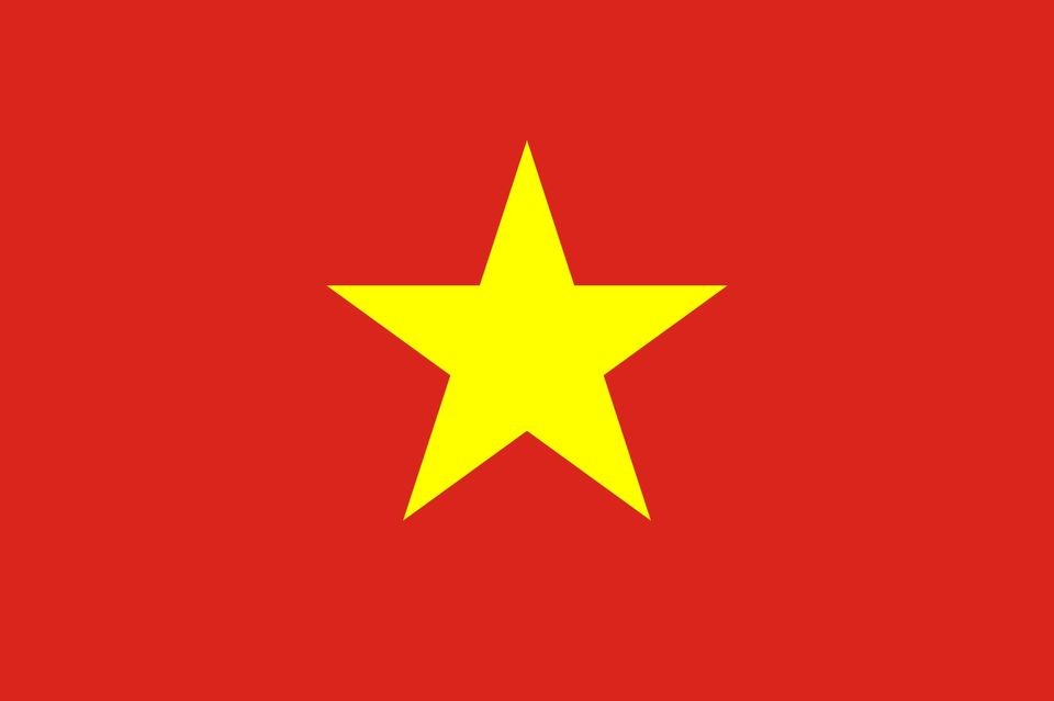 Socialist Republic of Vietnam National Flag or Emblem Iron On T Shirt 