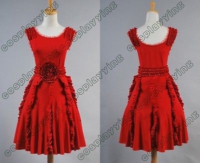 Harry Potter and the Deathly Hallows Hermione Granger Red Dress 