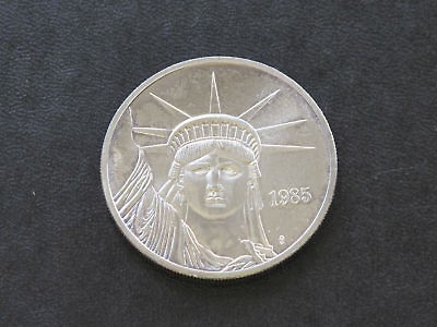 1985 Engelhard Liberty Trade Silver Art Round A9109L