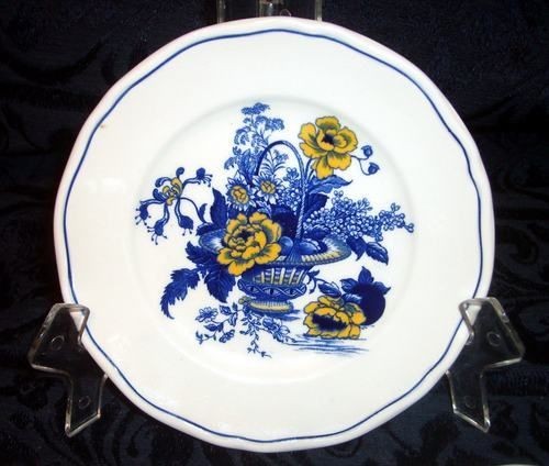 Enoch Wedgwood Tunstall Ltd. England Floral Saucers