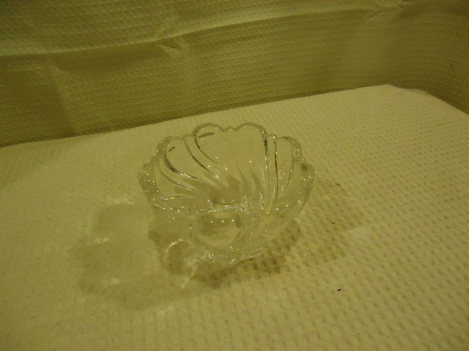 MIKASA CRYSTAL SWIRL BOWL MADE IN GERMANY