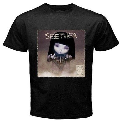 SEETHER T Shirt Rock Band Black Tee, Size S,M,L,XL,2XL,3​XL