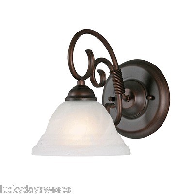   Golden Lighting Homestead Ridge 8505 1WRBZ Wall Sconce lighting NEW