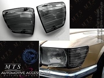 Mercedes SL/SLC 107 Euro Headlight Smoked Corner Lights