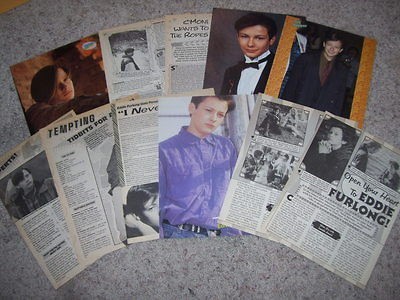 Vintage lot of clippings   EDWARD FURLONG   Terminator, American 