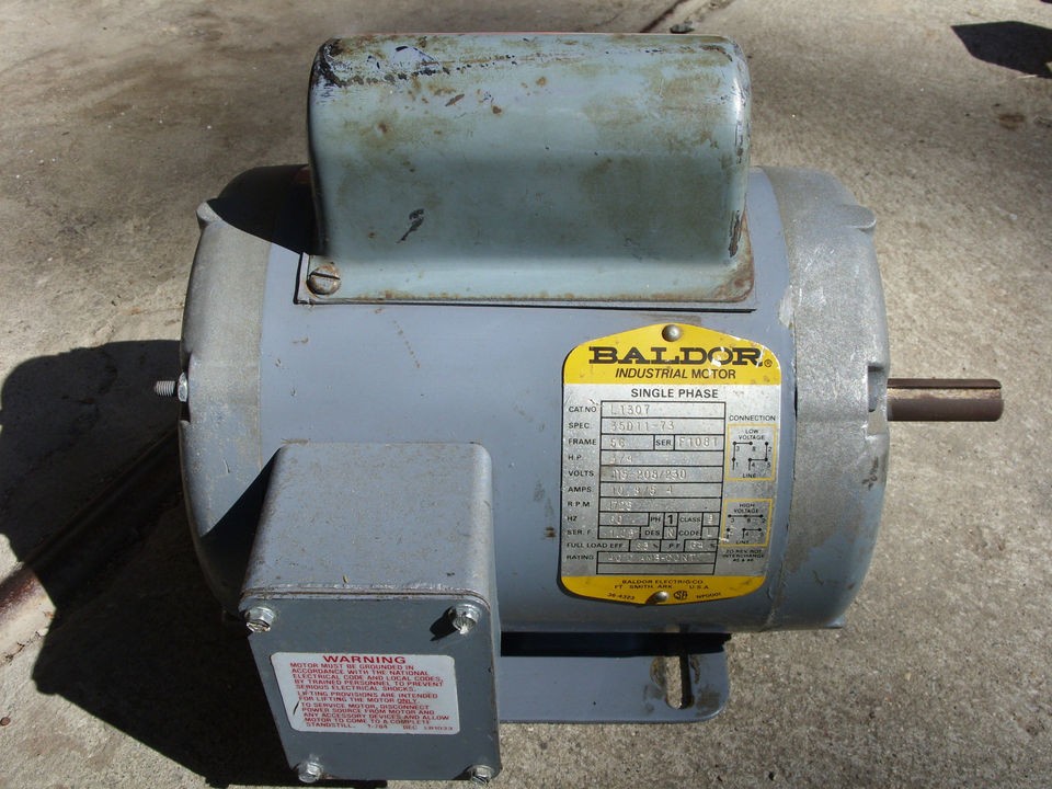 Blador 3/4 hp 115 220volt reversible Electric Motor 1725 RPM