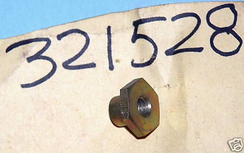 Johnson Evinrude Outboard Motor Shifter Rod lock nut 321528 25hp 