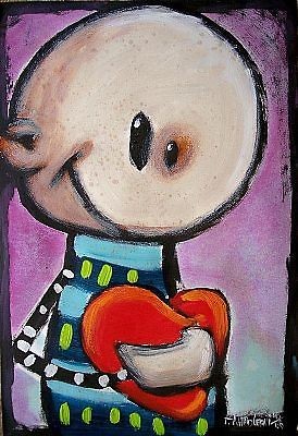 Fabio Napoleoni   ORIGINAL Art   Smile, Im Happy