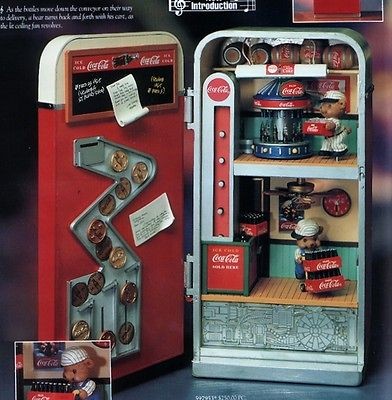 COCA COLA/ENES​CO VINTAGE ILLUMINATED MUSICAL VENDING MACHINE