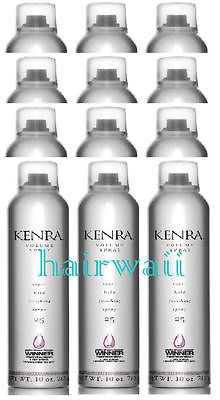 CASE/12pcs KENRA VOLUME SPRAY 25 FIRM HOLD HAIRSPRAY 10oz Maximum 