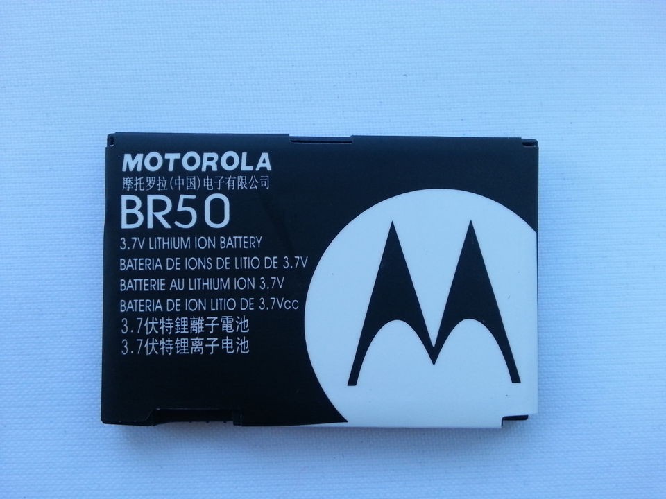 NEW GENUINE ORIGINAL BR50 BATTERY FOR MOTOROLA RAZR V3 V3i V3x PEBL U6 