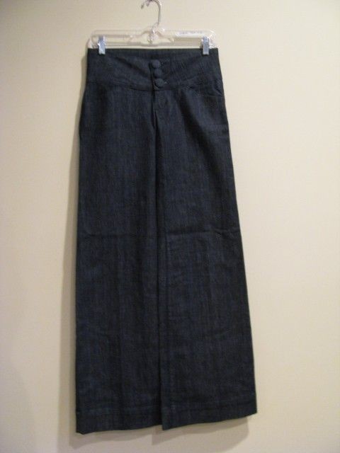 Fidelity Denim Designer Jeans Wide Leg Size 26 NWT