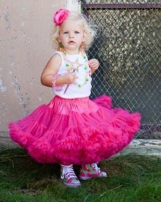 Girl Kids Skirt Party Dance Tutu Dress Pettiskirt Ages 1 2Y Beautiful 