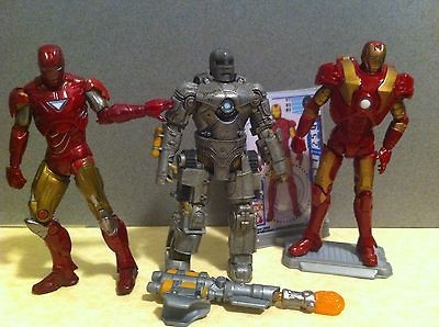 IRON MAN 2 MOVIE ACTION FIGURE LOT