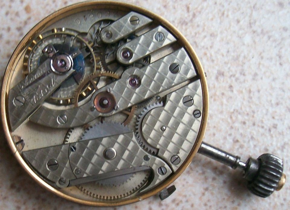 XFine Pocket Watch movement stem to 3 run 45 mm.