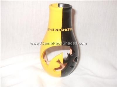 Iowa Hawkeyes Logo & Color Chiminea Candle Holder