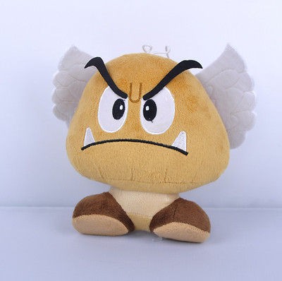   Mario Brothers Bros Goomba Wing Mushroom 7 Soft Plush Doll TW1531