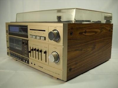 Vintage Fisher Am Fm Stereo Cassette Tape Deck Record Player Model 