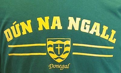 Donegal Gaelic Irish Mens T Shirt Celtic Ireland Sz XXL S v