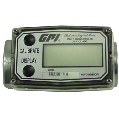 GPI 0.3 3 GPM 1 NPT Electronic Digital Meter (03A30GM)