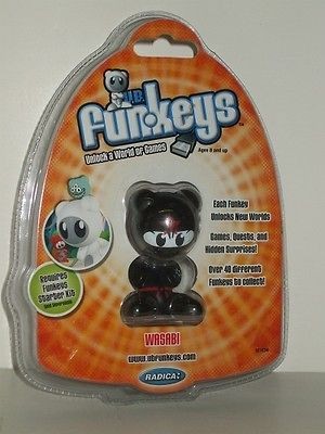 Funkeys Black Wasabi Character NEW NIP