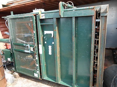 60 Baler Used McLean Epco 3 Phase Cardboard Warehouse Grocery Store 