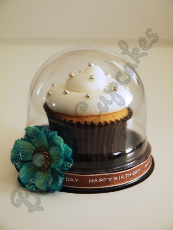 100 DOME CUPCAKE CAKE SHOWER PARTY FAVOR BOX CONTAINER