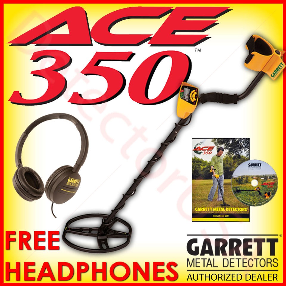 New GARRETT ACE 350 Metal Detector for Treasure & Beach Hunting Coin 