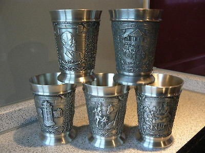   german Pewter shot glass / goblet  Deutsche Reichspost  ZINN