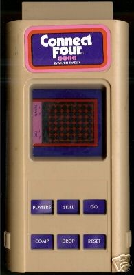 MILTON BRADLEY HANDHELD MICROVISION GAME CONNECT FOUR