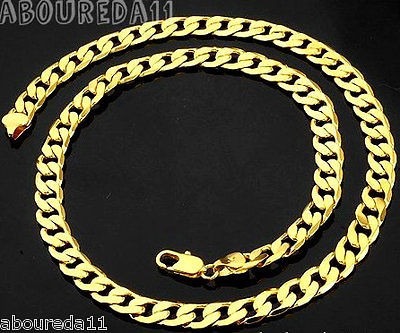 mens gold necklaces in Mens Jewelry