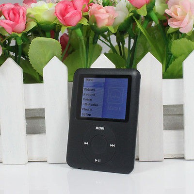 New Black Slim 4GB 1.8 LCD Screen  MP4 Multimedia Player Gift 512